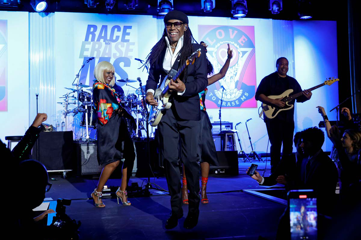 Nile Rodgers & Chic perform at the 29th Race to Erase MS gala