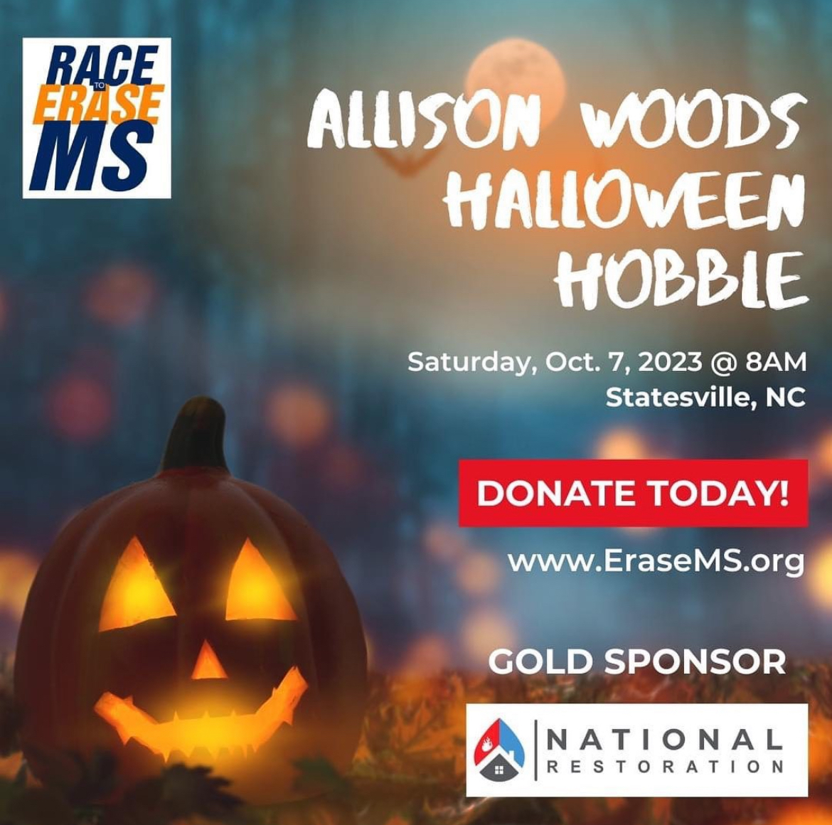 Allison Wood Halloween Hobbie Saturday, Oct. 7, 2023 at 8 am in Statesville, NC