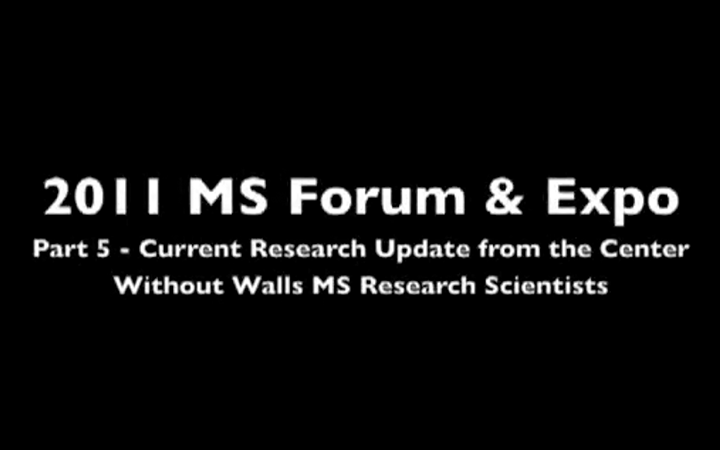 2011 MS Forum & Expo Part 5 Current Research Update