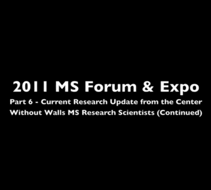 2011 MS Forum & Expo Part 6 Current Research Update