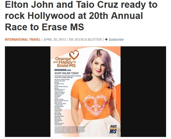 Examiner.com April 30, 2013 – Elton John and Taio Cruz Ready to Rock Hollywood