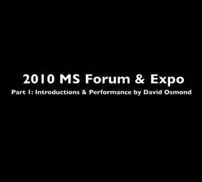 MS Forum & Expo Part 1 – Introductions and Performance by David Osmond