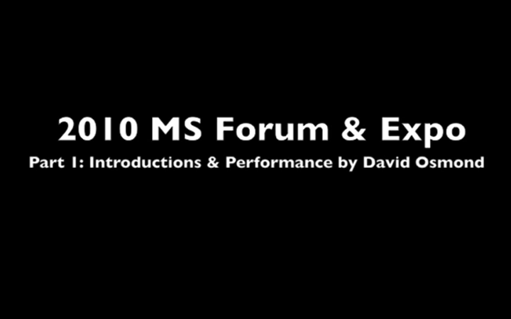 MS Forum & Expo Part 1 – Introductions and Performance by David Osmond